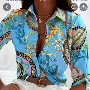 Stunning Multicolored Blouse
